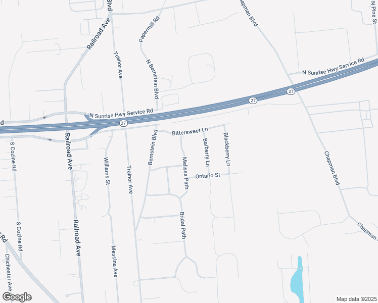 map of restaurants, bars, coffee shops, grocery stores, and more near 4 Barberry Lane in Center Moriches