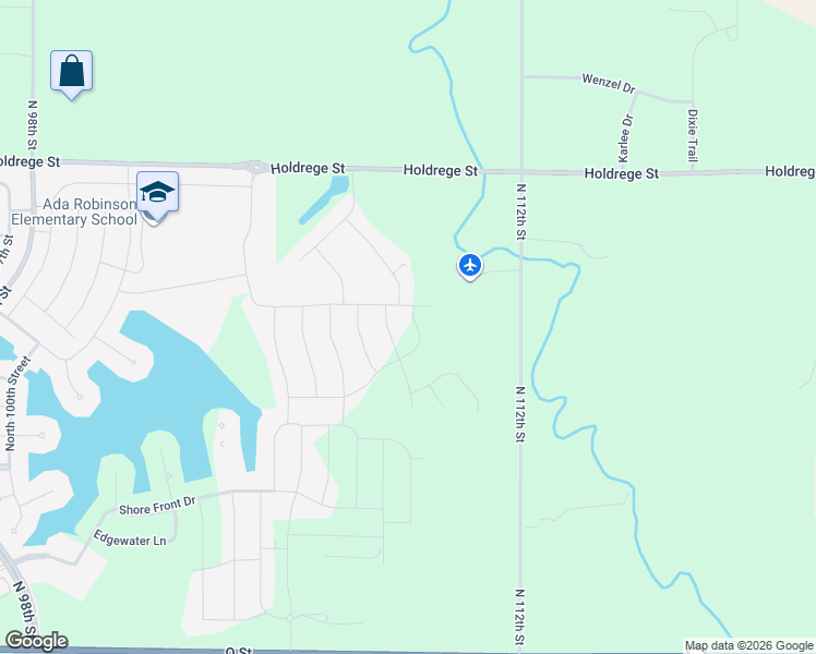 map of restaurants, bars, coffee shops, grocery stores, and more near 1200 Beechcraft Road in Lincoln