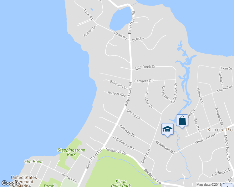 map of restaurants, bars, coffee shops, grocery stores, and more near 2 Horizon Way in Great Neck