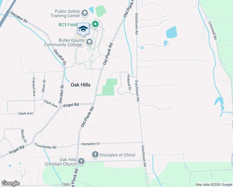 map of restaurants, bars, coffee shops, grocery stores, and more near 121 Rembrandt Drive in Butler
