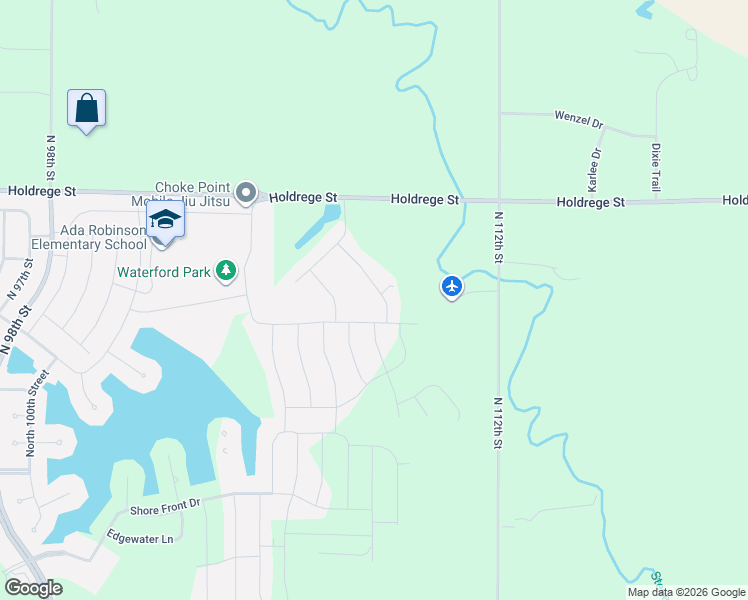 map of restaurants, bars, coffee shops, grocery stores, and more near 10730 Crescent Moon Drive in Lincoln