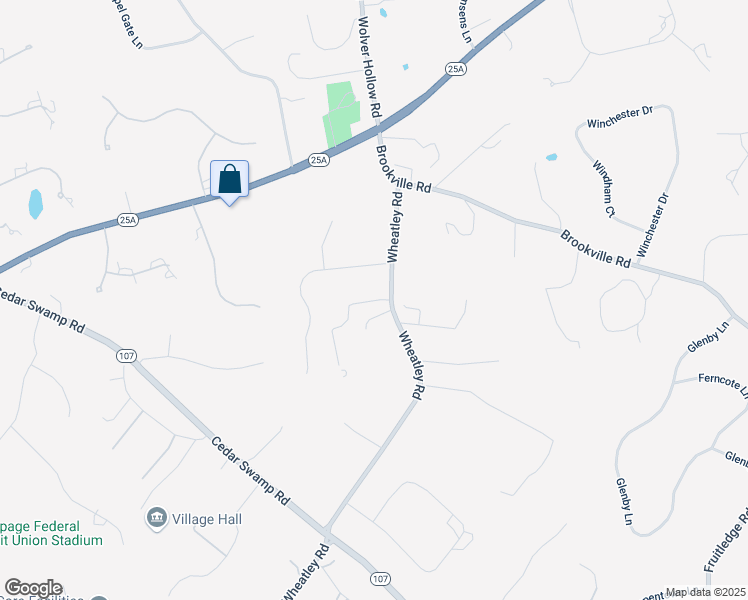 map of restaurants, bars, coffee shops, grocery stores, and more near 41 Wheatley Road in Glen Head
