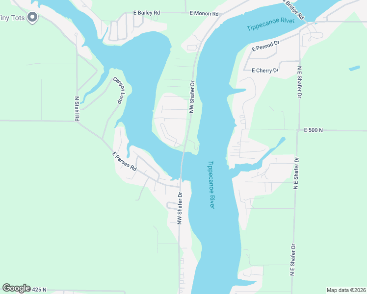 map of restaurants, bars, coffee shops, grocery stores, and more near 4816 Northwest Shafer Drive in Monticello