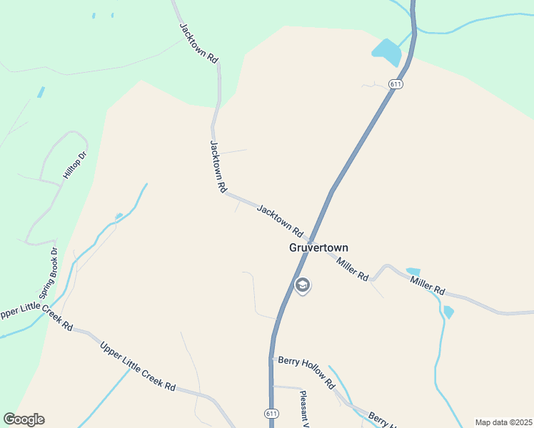 map of restaurants, bars, coffee shops, grocery stores, and more near 9526 Jacktown Road in Bangor