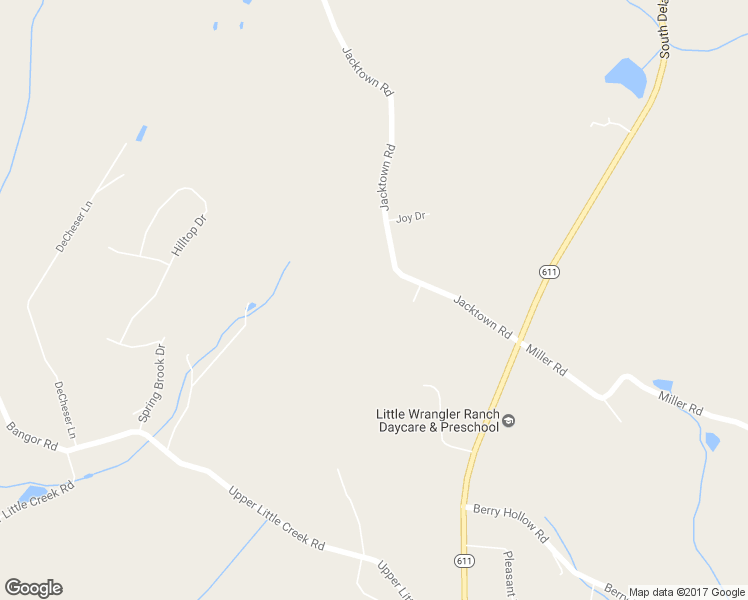 map of restaurants, bars, coffee shops, grocery stores, and more near 9604 Jacktown Road in Bangor