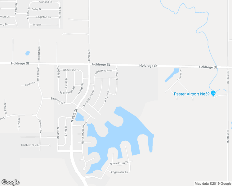 map of restaurants, bars, coffee shops, grocery stores, and more near 1221 N 102nd St in Lincoln
