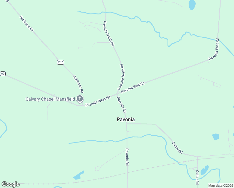 map of restaurants, bars, coffee shops, grocery stores, and more near 2578-2794 County Highway 260 in Mansfield