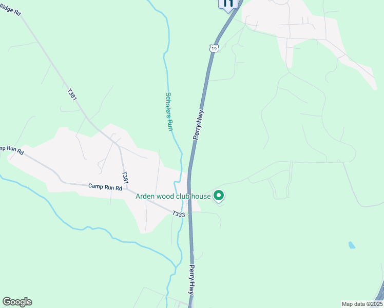 map of restaurants, bars, coffee shops, grocery stores, and more near 474 Perry Highway in Harmony