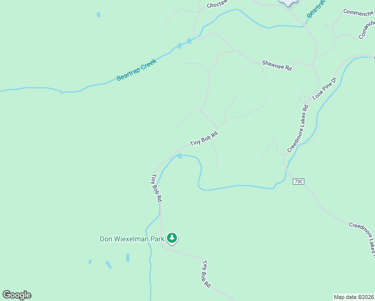 map of restaurants, bars, coffee shops, grocery stores, and more near 1270 Tiny Bob Road in Red Feather Lakes