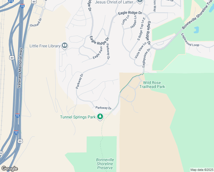 map of restaurants, bars, coffee shops, grocery stores, and more near 873 Silvertree Lane in North Salt Lake