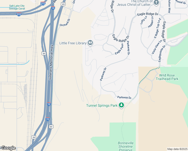 map of restaurants, bars, coffee shops, grocery stores, and more near 886 Winter Lane South in North Salt Lake