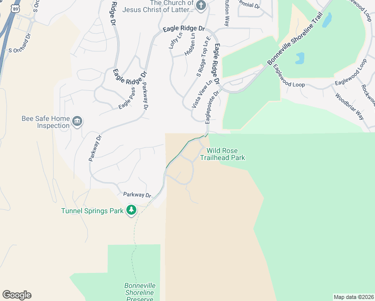 map of restaurants, bars, coffee shops, grocery stores, and more near 513 Sugar Plum Lane in North Salt Lake