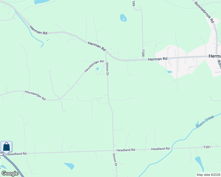 map of restaurants, bars, coffee shops, grocery stores, and more near 260 Simon Drive in Butler