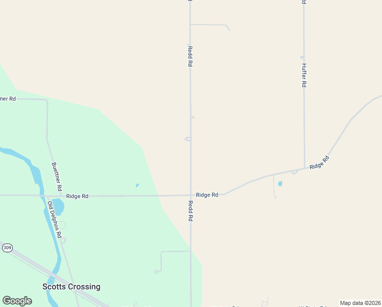 map of restaurants, bars, coffee shops, grocery stores, and more near 6000-6292 Redd Road in Delphos