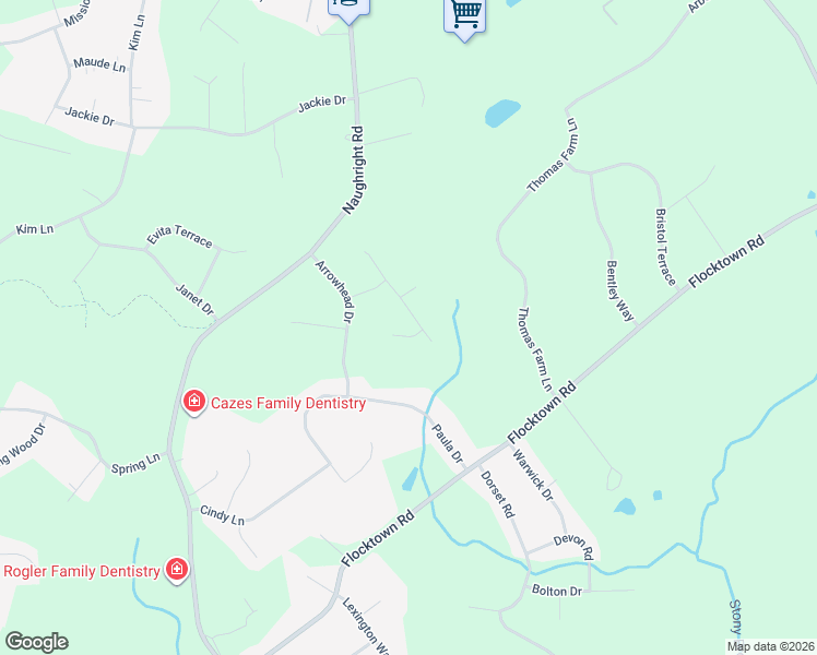 map of restaurants, bars, coffee shops, grocery stores, and more near 12 Hidden Glen Road in Long Valley