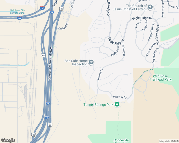 map of restaurants, bars, coffee shops, grocery stores, and more near 678 Burkhill Lane in North Salt Lake