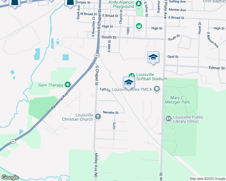 map of restaurants, bars, coffee shops, grocery stores, and more near 319 1123 in Louisville