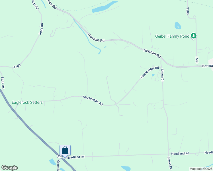 map of restaurants, bars, coffee shops, grocery stores, and more near 181 Hinchberger Road in Butler