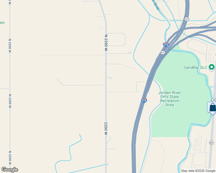 map of restaurants, bars, coffee shops, grocery stores, and more near 2680 North 2200 West in Salt Lake City