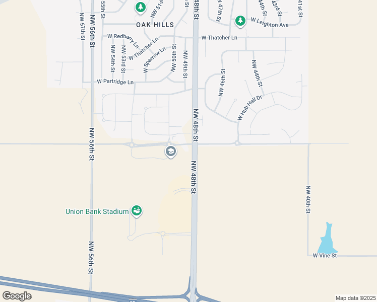 map of restaurants, bars, coffee shops, grocery stores, and more near 1475 Northwest 48th Street in Lincoln
