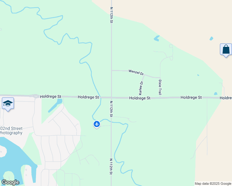 map of restaurants, bars, coffee shops, grocery stores, and more near 11200 Holdrege Street in Lincoln