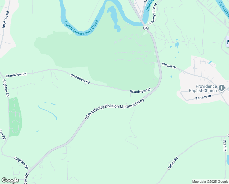 map of restaurants, bars, coffee shops, grocery stores, and more near 277 Grandview Road in Ellwood City