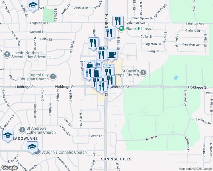 N 84th St & Holdrege St, Lincoln NE Walk Score