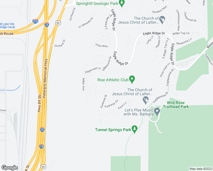 map of restaurants, bars, coffee shops, grocery stores, and more near 731 Eagle Pass in North Salt Lake