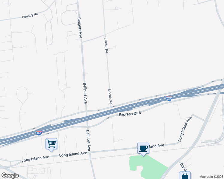 map of restaurants, bars, coffee shops, grocery stores, and more near 61 Lincoln Road in Medford