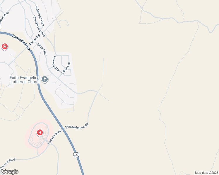 map of restaurants, bars, coffee shops, grocery stores, and more near 316 Powderhouse Road in Elko