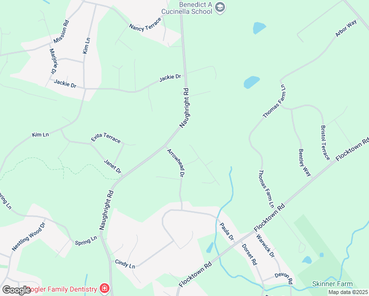 map of restaurants, bars, coffee shops, grocery stores, and more near 4 Hidden Glen Road in Washington Township