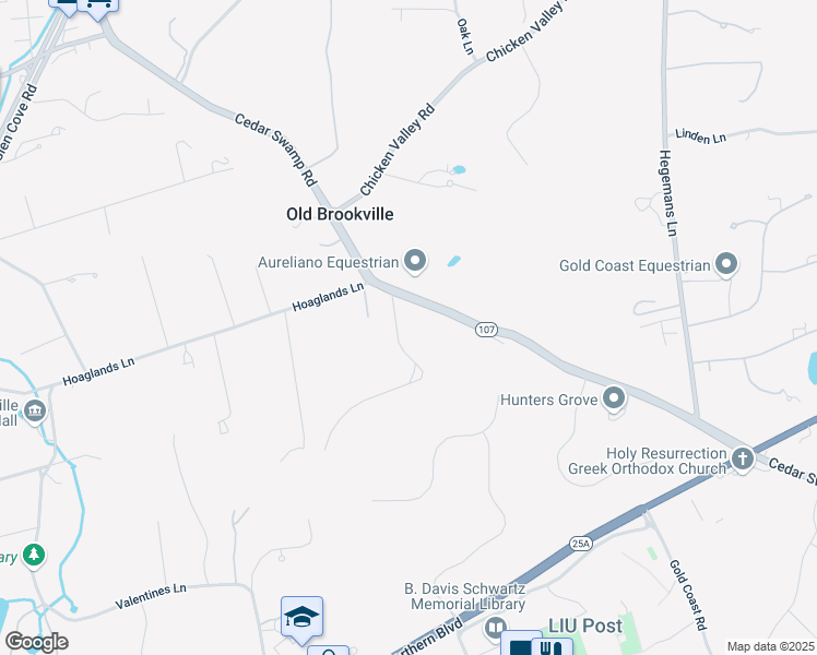 map of restaurants, bars, coffee shops, grocery stores, and more near 9 Meadowridge Lane in Glen Head