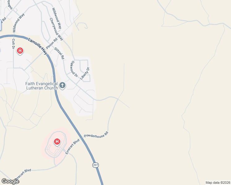 map of restaurants, bars, coffee shops, grocery stores, and more near 316 Powderhouse Road in Elko