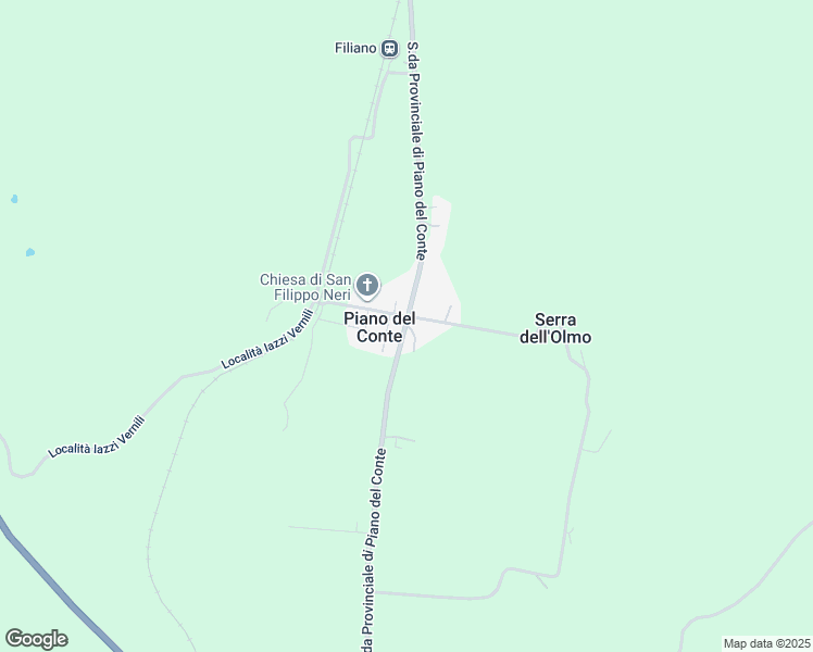 map of restaurants, bars, coffee shops, grocery stores, and more near 8 Strada Provinciale di Piano del Conte in Piano del Conte
