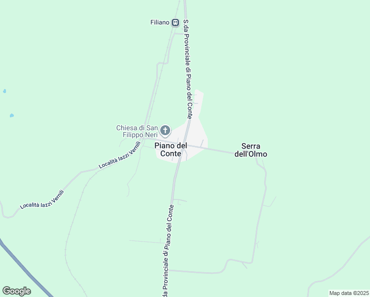 map of restaurants, bars, coffee shops, grocery stores, and more near 8 Strada Provinciale di Piano del Conte in Piano del Conte