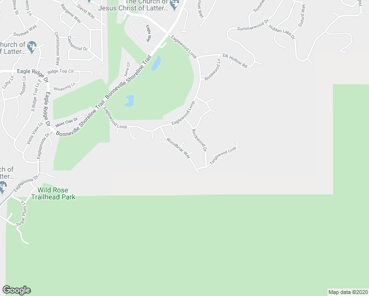 map of restaurants, bars, coffee shops, grocery stores, and more near 707 Woodbriar Way in North Salt Lake