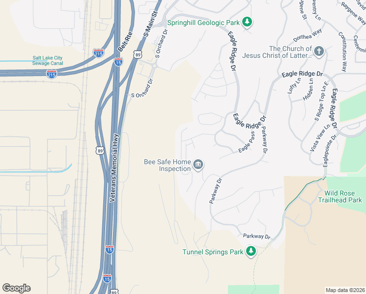 map of restaurants, bars, coffee shops, grocery stores, and more near 683 Miller Avenue in North Salt Lake
