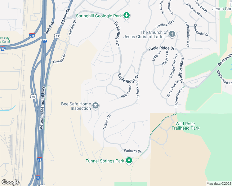 map of restaurants, bars, coffee shops, grocery stores, and more near 260 Edgemont Drive in North Salt Lake