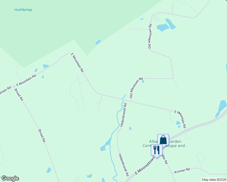 map of restaurants, bars, coffee shops, grocery stores, and more near 229 East Mountain Road in Wind Gap