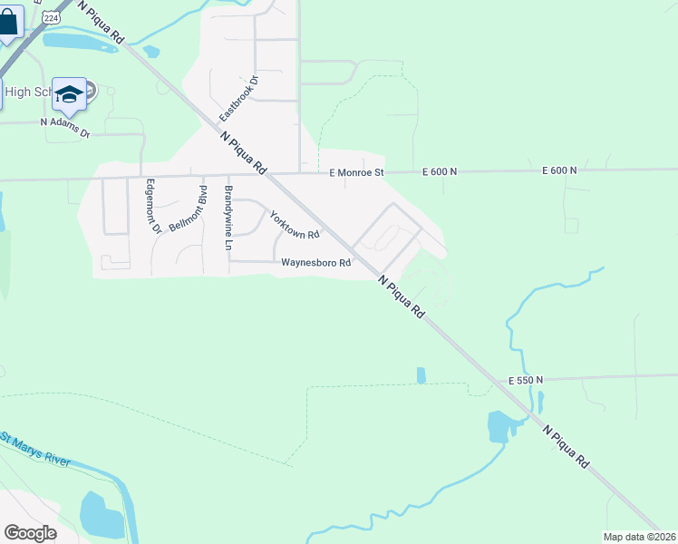 map of restaurants, bars, coffee shops, grocery stores, and more near 951 Waynesboro Road in Decatur