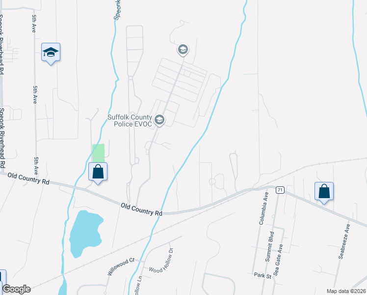 map of restaurants, bars, coffee shops, grocery stores, and more near 19 Sophia Court in Westhampton