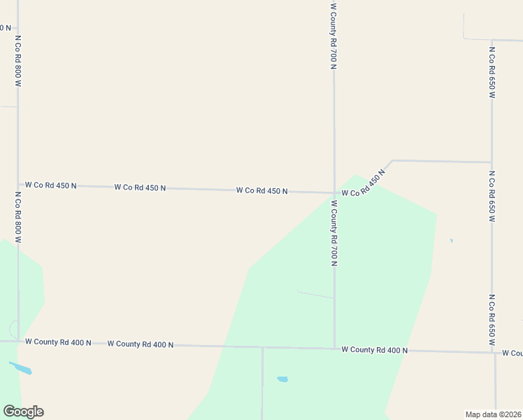 map of restaurants, bars, coffee shops, grocery stores, and more near 7245 West 450 North in Royal Center