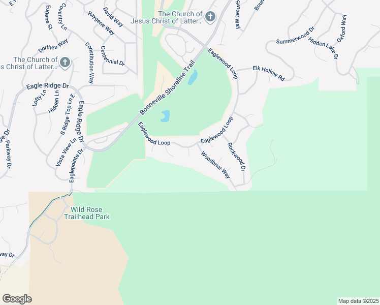 map of restaurants, bars, coffee shops, grocery stores, and more near 1006 Eaglewood Loop in North Salt Lake