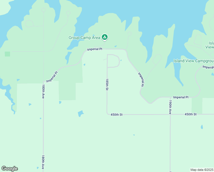 map of restaurants, bars, coffee shops, grocery stores, and more near 185th Street in Appanoose County