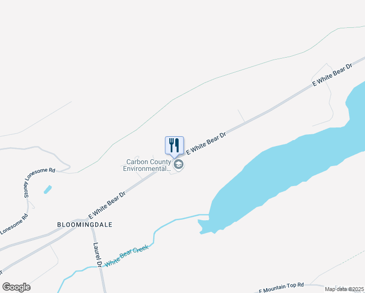 map of restaurants, bars, coffee shops, grocery stores, and more near 190 E White Bear Dr in Summit Hill