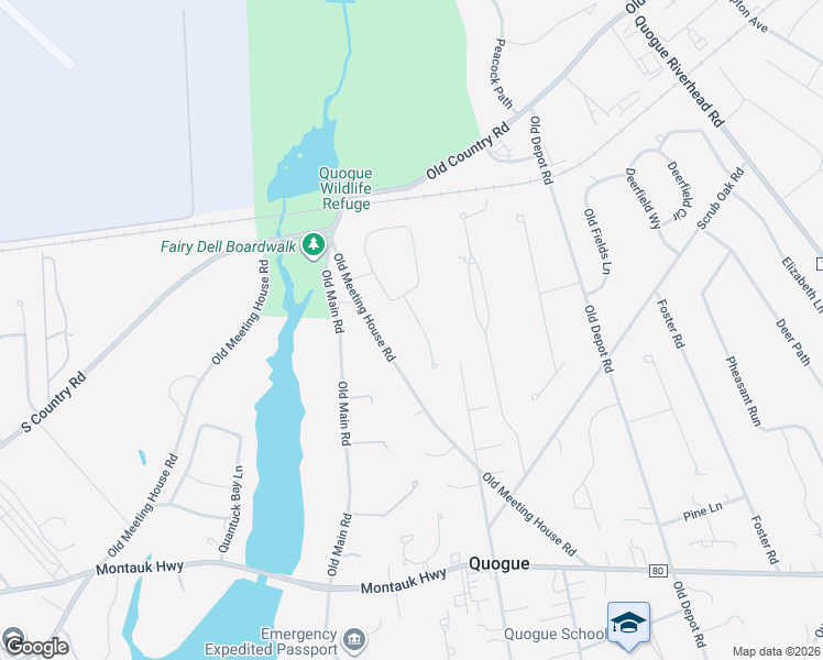 map of restaurants, bars, coffee shops, grocery stores, and more near 13 Old Meeting House Road in Quogue