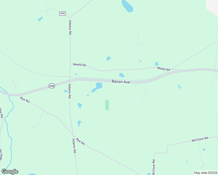 map of restaurants, bars, coffee shops, grocery stores, and more near 2167 Bacon Avenue in East Palestine