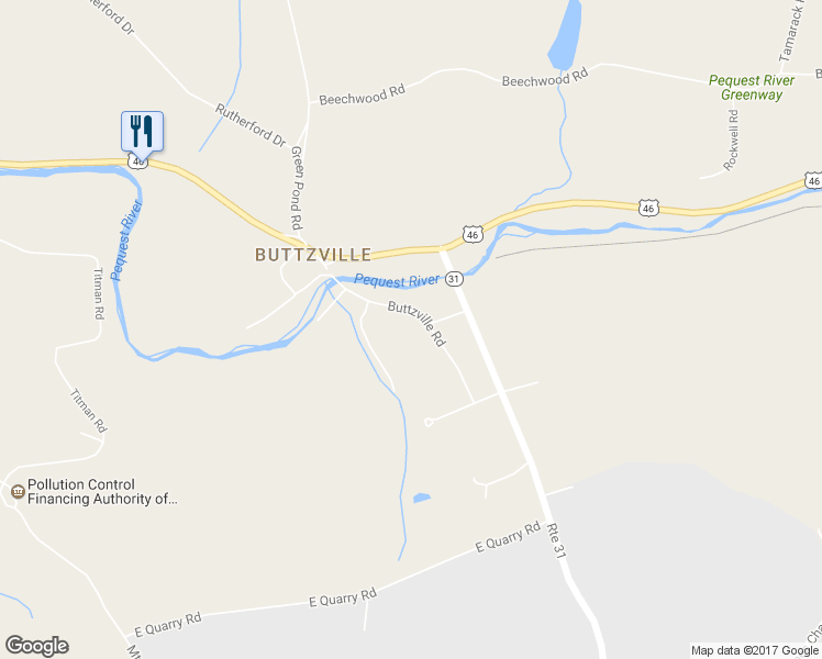 map of restaurants, bars, coffee shops, grocery stores, and more near 38 Buttzville Road in White