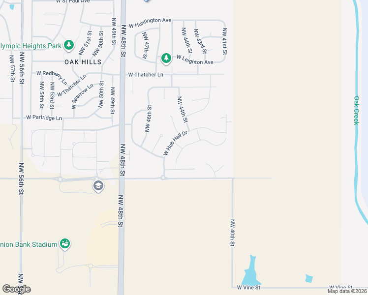 map of restaurants, bars, coffee shops, grocery stores, and more near 4415 West Milton Road in Lincoln