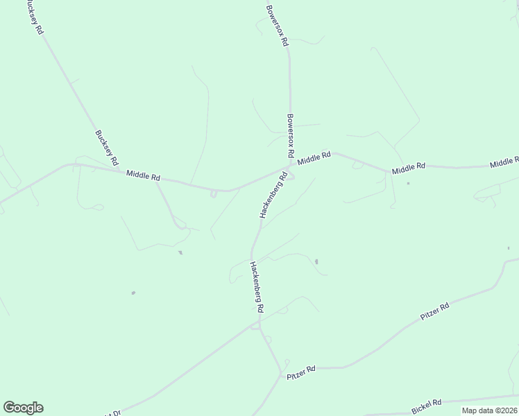 map of restaurants, bars, coffee shops, grocery stores, and more near 915 Hackenburg Road in Middleburg